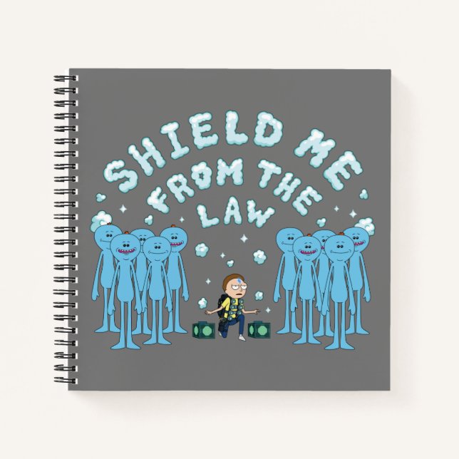 RICK AND MORTY™ | Shield Me From The Law Notebook (Front)