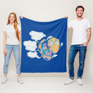 RICK AND MORTY™   SHOW ME WHAT YOU GOT FLEECE BLANKET