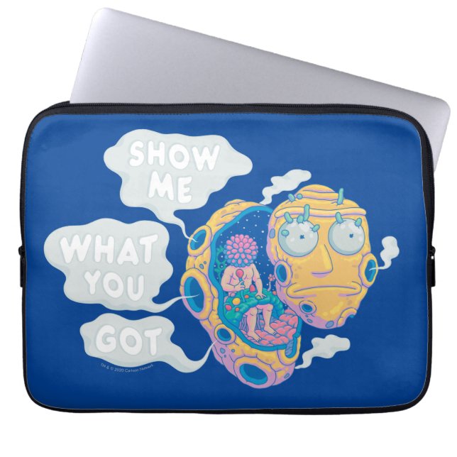 RICK AND MORTY™ | SHOW ME WHAT YOU GOT LAPTOP SLEEVE (Front)