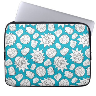 RICK AND MORTY™   Smith Family Head Pattern Laptop Sleeve
