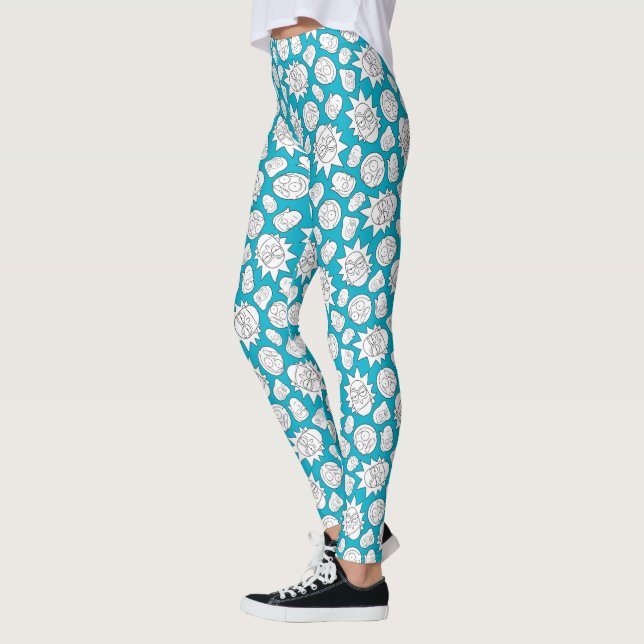 RICK AND MORTY™ | Smith Family Head Pattern Leggings (Left)