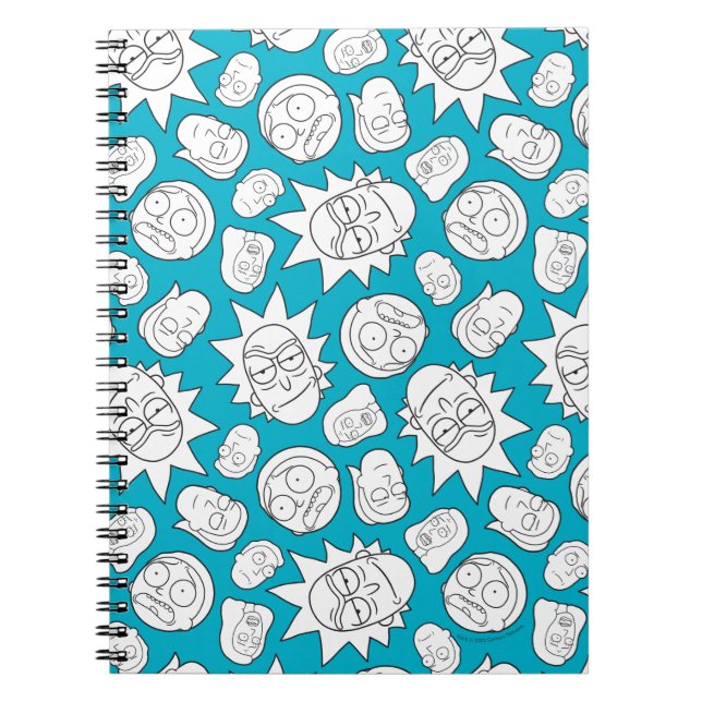 RICK AND MORTY™ | Smith Family Head Pattern Notebook (Front)