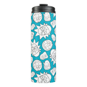 RICK AND MORTY™ Smith Family Head Pattern Thermal Tumbler