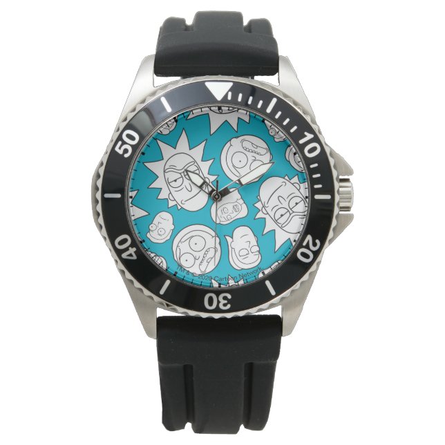 RICK AND MORTY™ | Smith Family Head Pattern Watch (Front)
