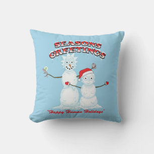 Rick and Morty   Snowmen Season's Greetings Cushion