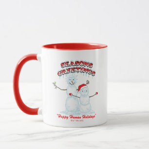 Rick and Morty   Snowmen Season's Greetings Mug