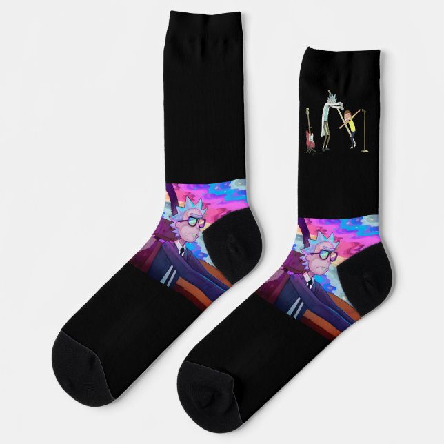 Rick and Morty socks (Left)