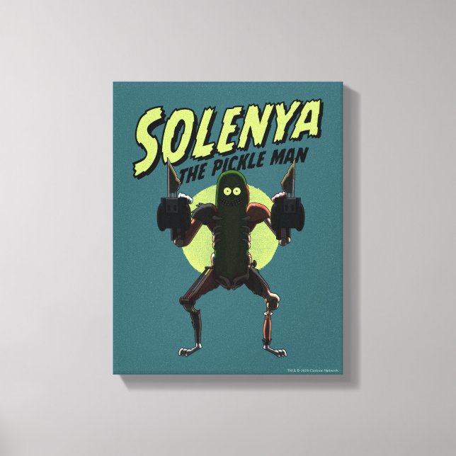 RICK AND MORTY™ | Solenya - The Pickle Man Canvas Print (Front)