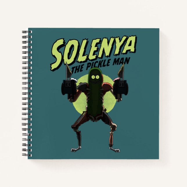 RICK AND MORTY™ | Solenya - The Pickle Man Notebook (Front)