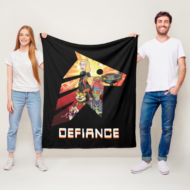 RICK AND MORTY™ | Space Beth Defiance Crew Fleece Blanket (In Situ)