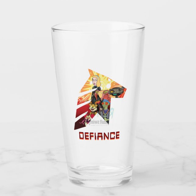 RICK AND MORTY™ | Space Beth Defiance Crew Glass (Front)