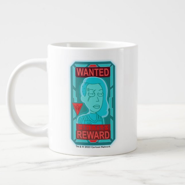 RICK AND MORTY™ | Space Beth Wanted Poster Large Coffee Mug (Left)