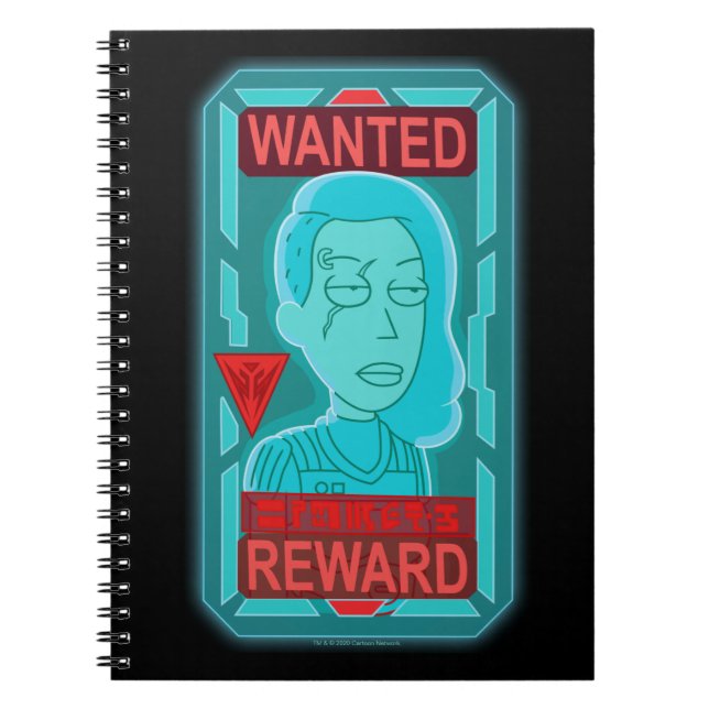 RICK AND MORTY™ | Space Beth Wanted Poster Notebook (Front)