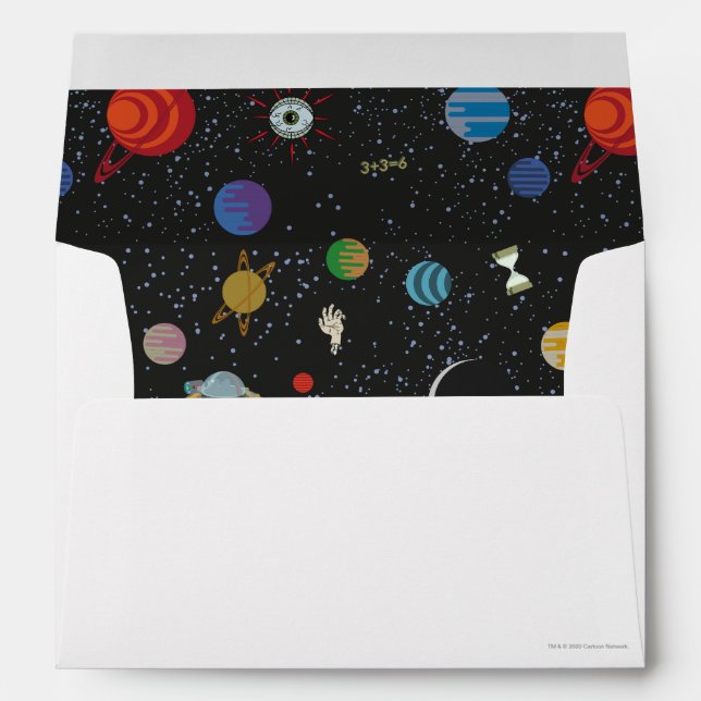 RICK AND MORTY™ | Space Pattern Envelope (Back (Bottom))