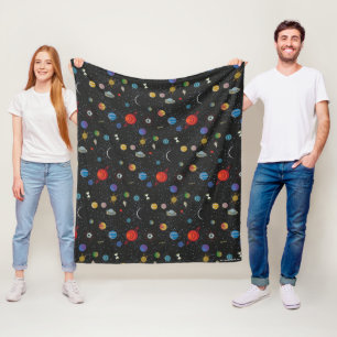 RICK AND MORTY™   Space Pattern Fleece Blanket