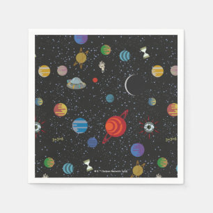 RICK AND MORTY™   Space Pattern Napkin