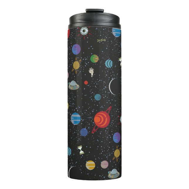 RICK AND MORTY™ | Space Pattern Thermal Tumbler (Front)