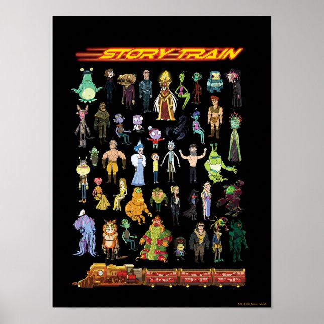 RICK AND MORTY™ | Story Train Poster (Front)