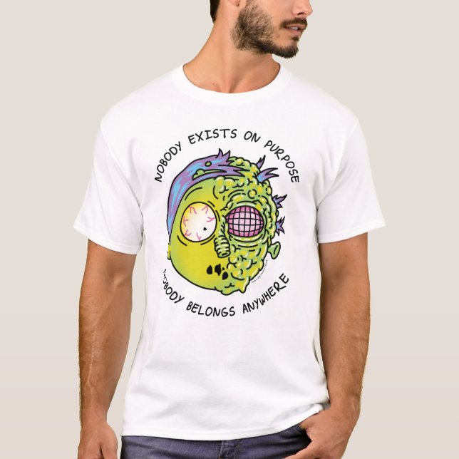 RICK AND MORTY™ | Stylised Morty Fly Quote T-Shirt (Front)