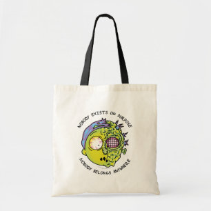 RICK AND MORTY™   Stylised Morty Fly Quote Tote Bag
