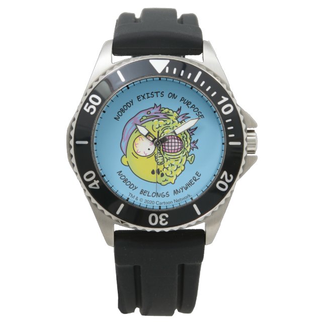 RICK AND MORTY™ | Stylised Morty Fly Quote Watch (Front)