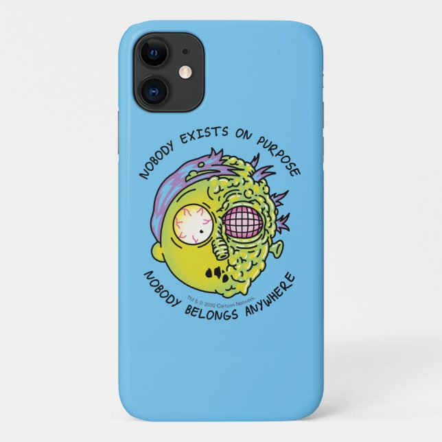 RICK AND MORTY™ | Stylized Morty Fly Quote Case-Mate iPhone Case (Back)
