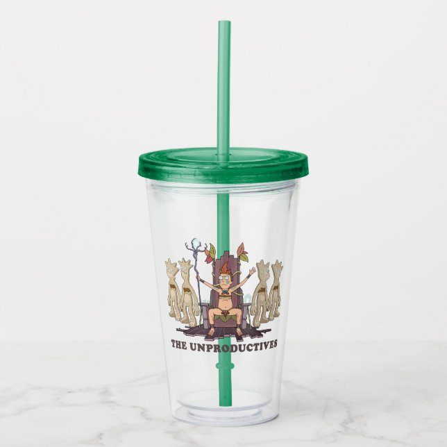 RICK AND MORTY™ | The Unproductives Acrylic Tumbler (Front)