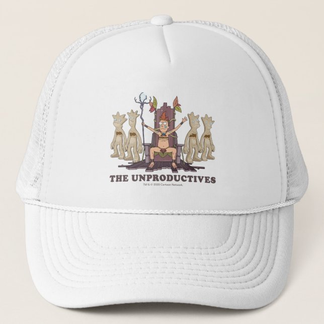 RICK AND MORTY™ | The Unproductives Trucker Hat (Front)