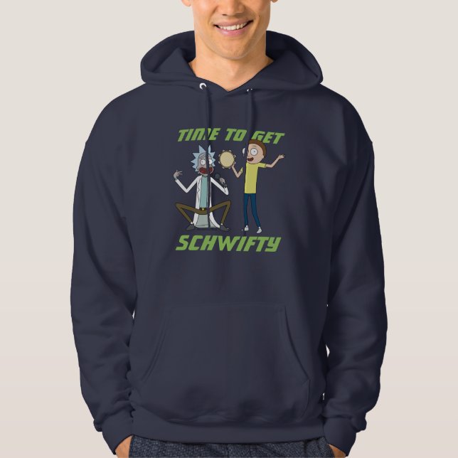 RICK AND MORTY™ | Time To Get Schwifty Hoodie (Front)