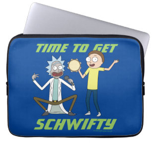 RICK AND MORTY™   Time To Get Schwifty Laptop Sleeve