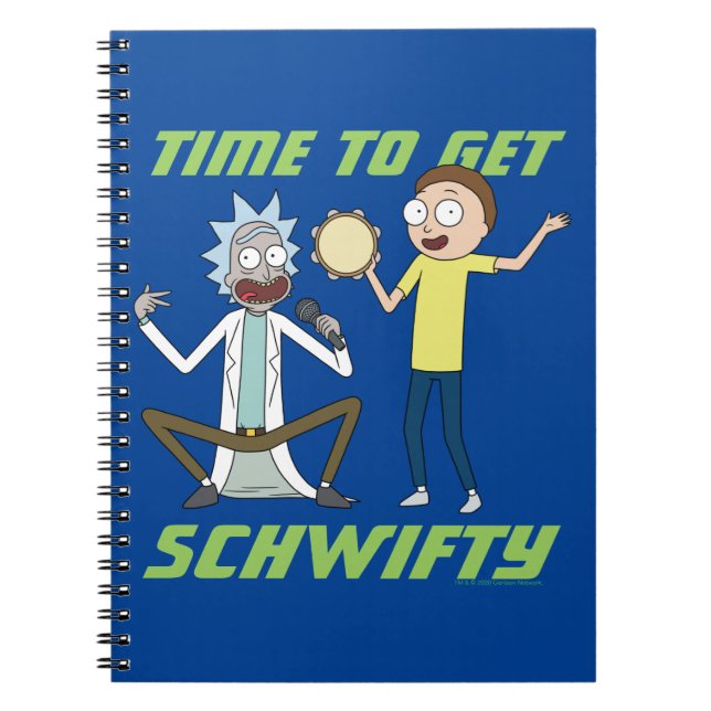 RICK AND MORTY™ | Time To Get Schwifty Notebook (Front)