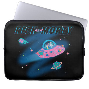 RICK AND MORTY™   Travelling Through Space Laptop Sleeve