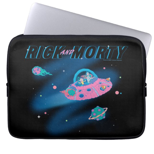 RICK AND MORTY™ | Travelling Through Space Laptop Sleeve (Front)