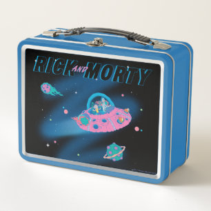 RICK AND MORTY™   Travelling Through Space Metal Lunch Box