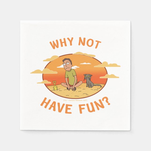 RICK AND MORTY™ | Why Not Have Fun Napkin (Front)