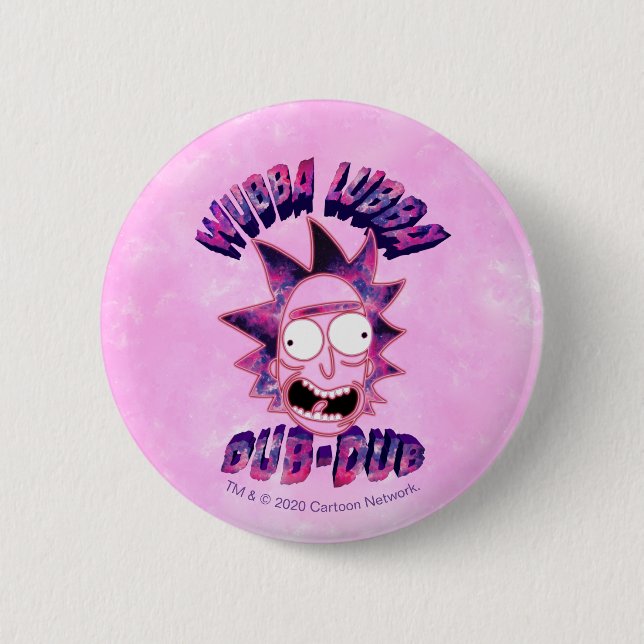 RICK AND MORTY™ | Wubba Lubba Dub-Dub 6 Cm Round Badge (Front)