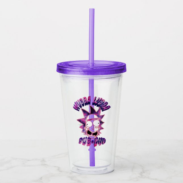 RICK AND MORTY™ | Wubba Lubba Dub-Dub Acrylic Tumbler (Front)