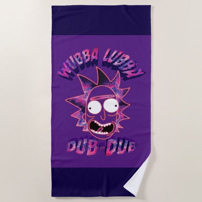 RICK AND MORTY™ | Wubba Lubba Dub-Dub Beach Towel (Front)