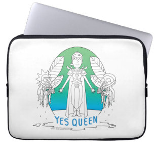 RICK AND MORTY™   Yes Queen Laptop Sleeve
