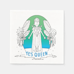 RICK AND MORTY™ Yes Queen Napkin