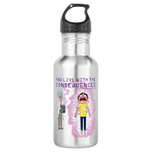 RICK AND MORTY™ You Live With The Consequences 532 Ml Water Bottle
