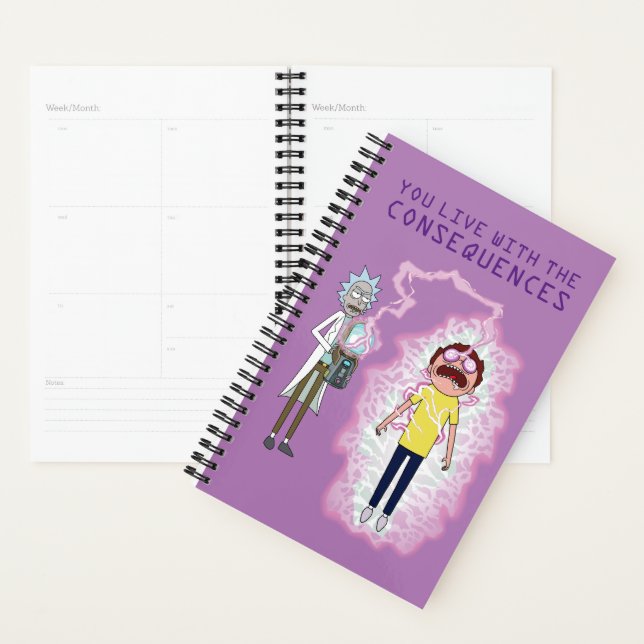 RICK AND MORTY™ | You Live With The Consequences Planner (Display)