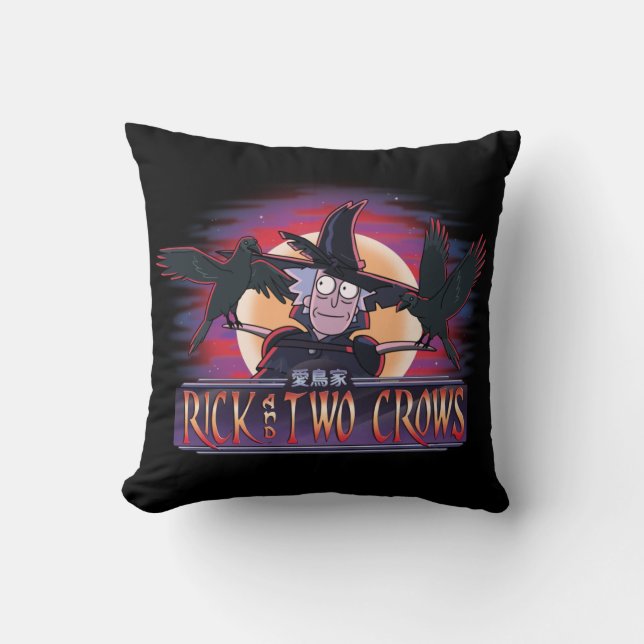 Rick and Two Crows Cushion (Front)