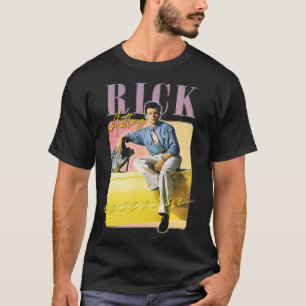 Rick Astley 80s Vibin Aesthetic Design T-Shirt