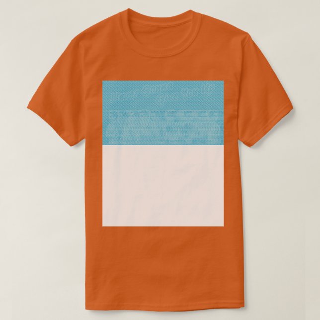 Rick Astley Rick Roll Magic Eye Stereogram T-Shirt (Design Front)