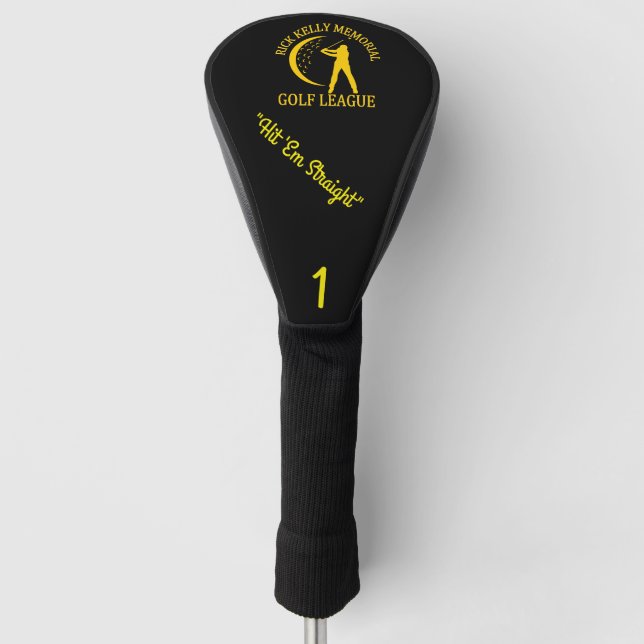 Rick Kelly Golf League Driver Golf Head Cover (Front)