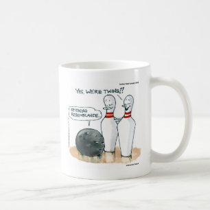 Rick London Cartoons Funny Bowling Comic  Coffee Mug