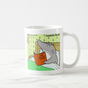 Rick London Cartoons Funny Shark Coffee Mug