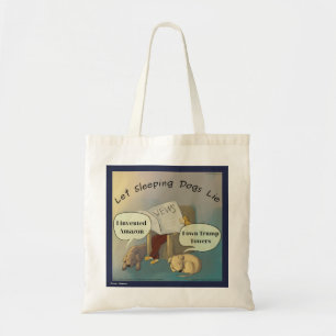 Rick London Comic Totebag "Let Sleeping Dogs Lie" Tote Bag