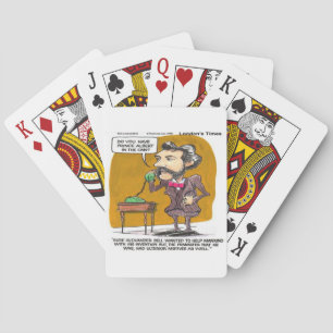 Rick London Funny Alexander Bell Phone Prank Playing Cards